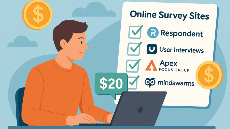 Top 10 Online Survey Sites That Pay Over $20 per Click