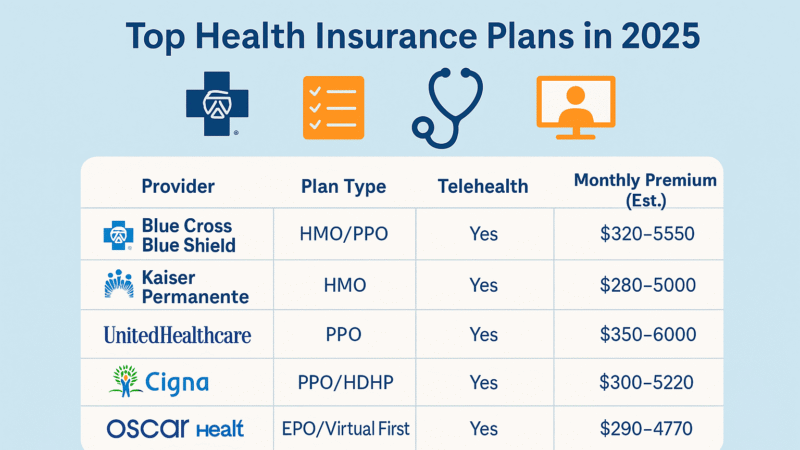 Top Health Insurance Plans in 2025: What You Need to Know